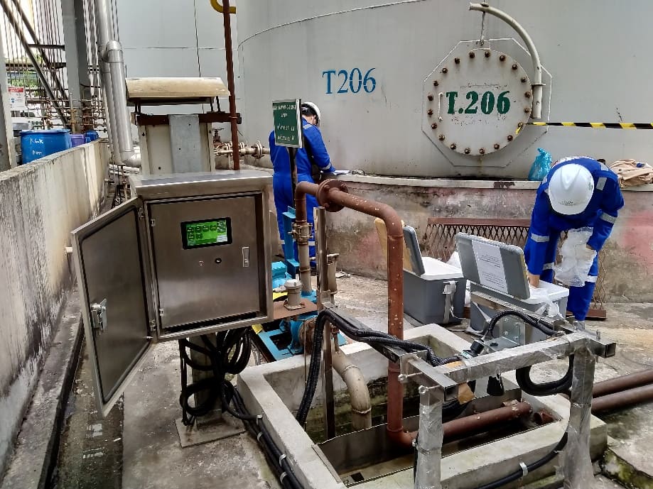 Pemasangan Alat Sparing (WQMS)